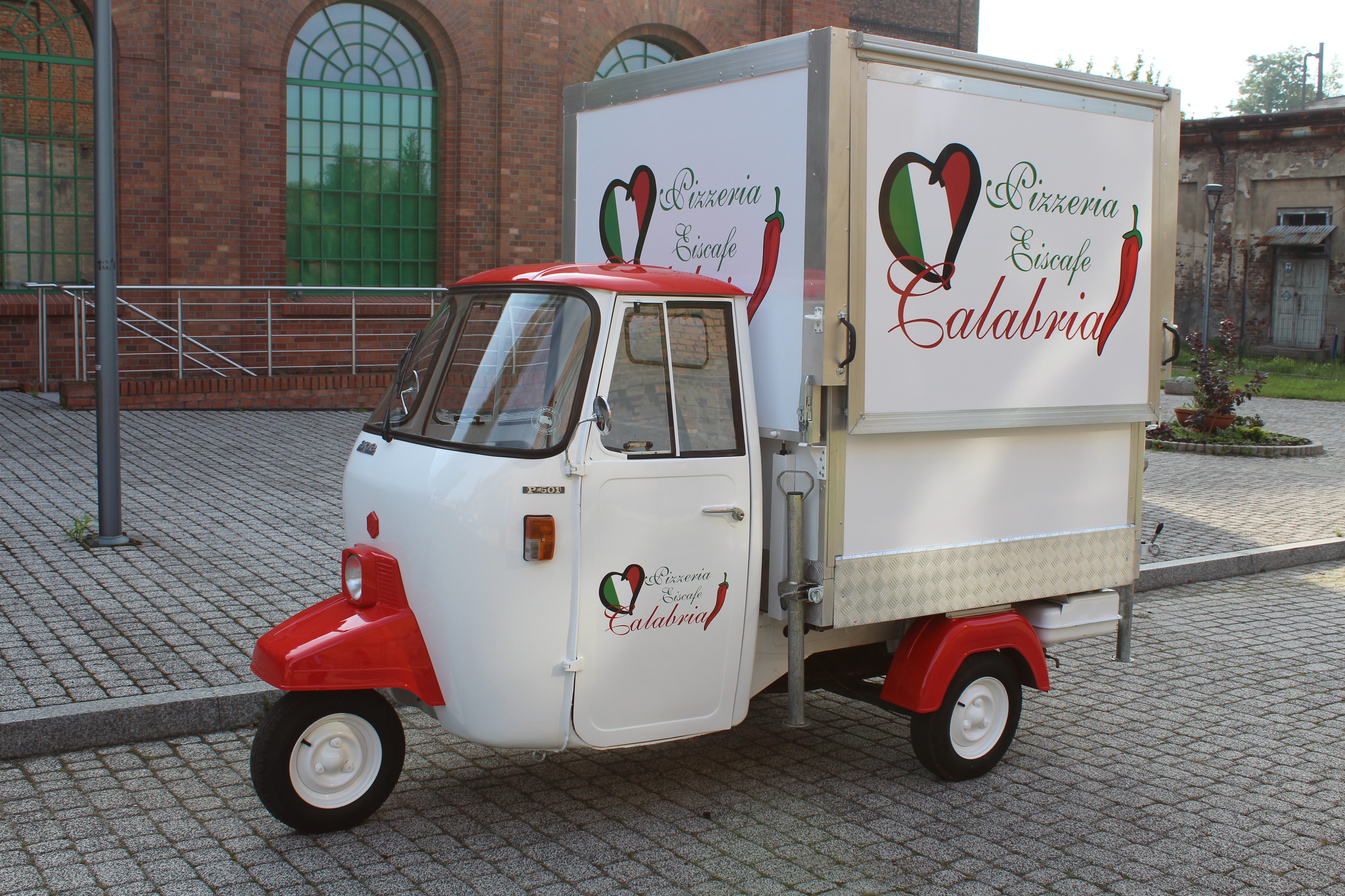 Piaggio Ape 501 converted for Ice-cream van